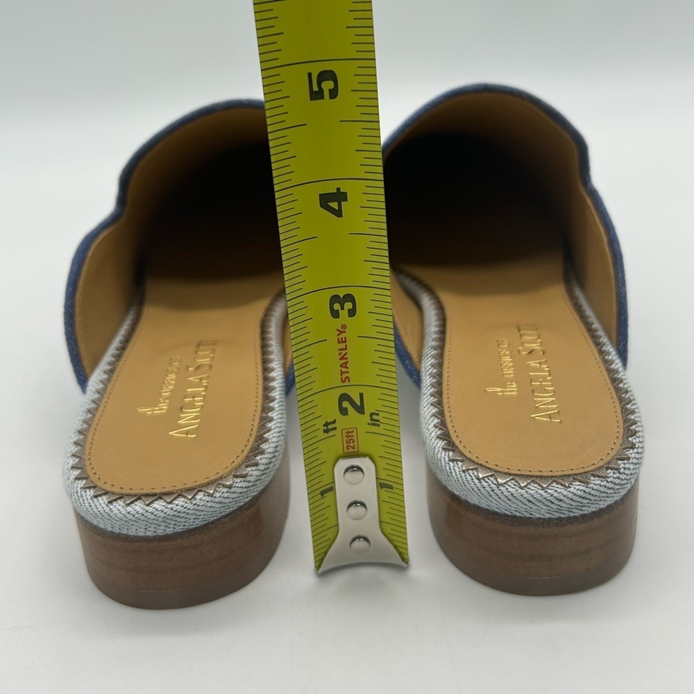 The Office of Angela Scott Miss Adelaide Denim Women’s Mules EU 41 US 11 NIB - Picture 8 of 12